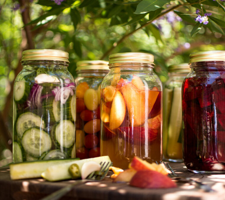 Kombucha in a jar / pickle
